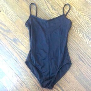 WearMoi black Ballet dance Leotard Medium